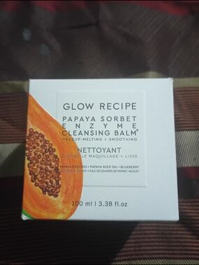 Glow Recipe Papaya Sorbet Enzyme Cleansing Balm - Orange & White